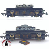 ♻️ 2 mano -  2x Märklin vagones plataforma con vehículos militares Z escala 1:220 TEN06