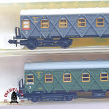 ♻️ 2 mano - Minitrix 2x vagones pasajeros DR clase 3 N escala 1:160 TEN06