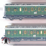 ♻️ 2 mano - Fleischmann 5x vagones pasajeros y equipaje DRG clases 2-3 N escala 1:160 TEN06