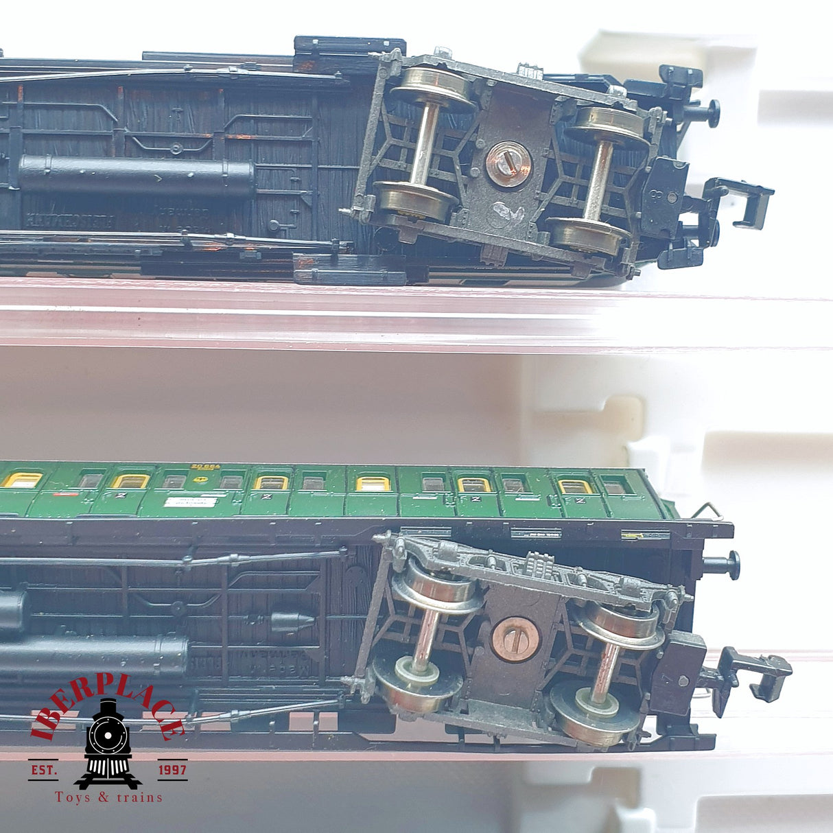 ♻️ 2 mano - Fleischmann 5x vagones pasajeros y equipaje DRG clases 2-3 N escala 1:160 TEN06