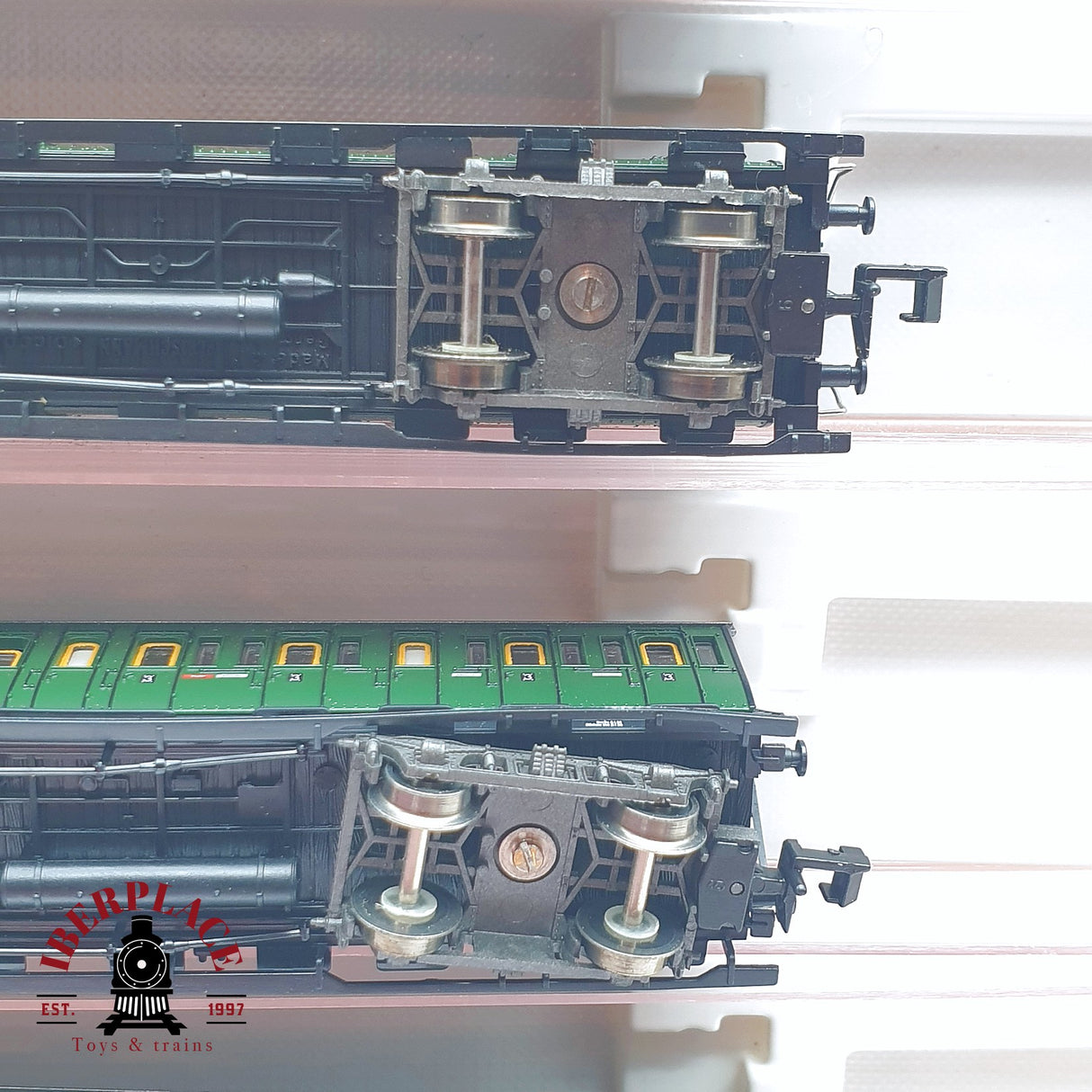 ♻️ 2 mano - Fleischmann 5x vagones pasajeros y equipaje DRG clases 2-3 N escala 1:160 TEN06