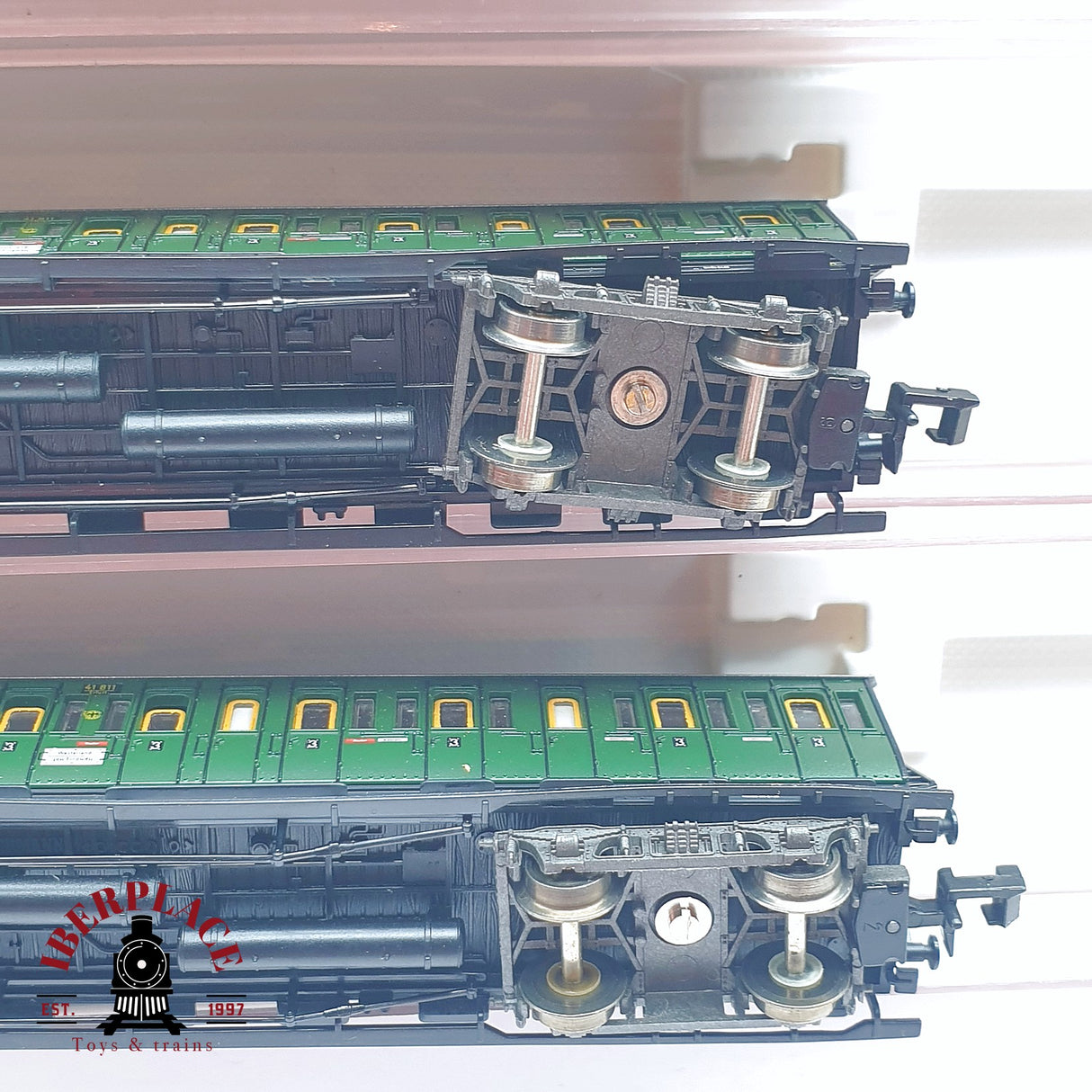 ♻️ 2 mano - Fleischmann 5x vagones pasajeros y equipaje DRG clases 2-3 N escala 1:160 TEN06