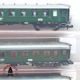 ♻️ 2 mano - Fleischmann 5x vagones pasajeros y equipaje DR clases 1-2-3 N escala 1:160 TEN06