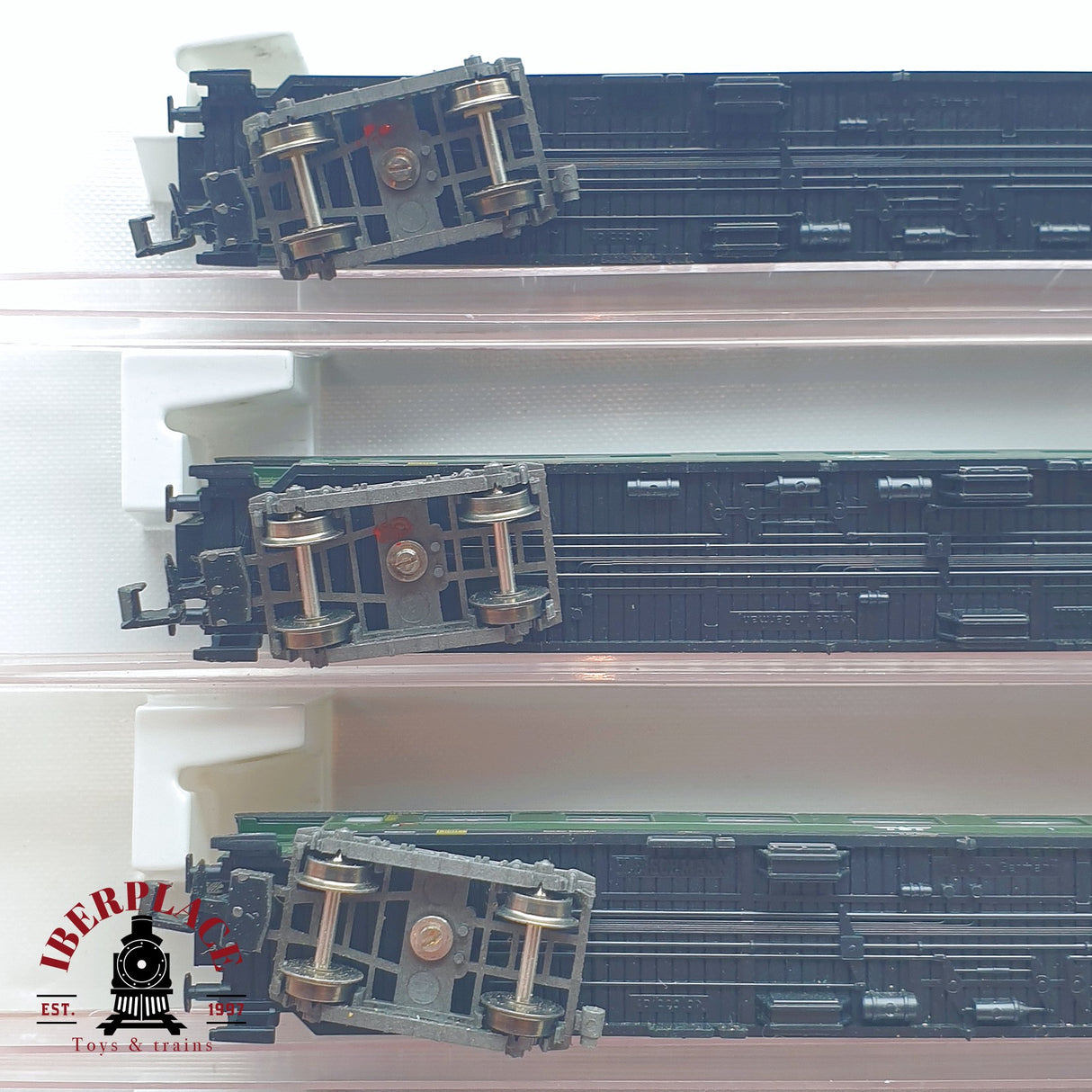 ♻️ 2 mano - Fleischmann 5x vagones pasajeros y equipaje DR clases 1-2-3 N escala 1:160 TEN06