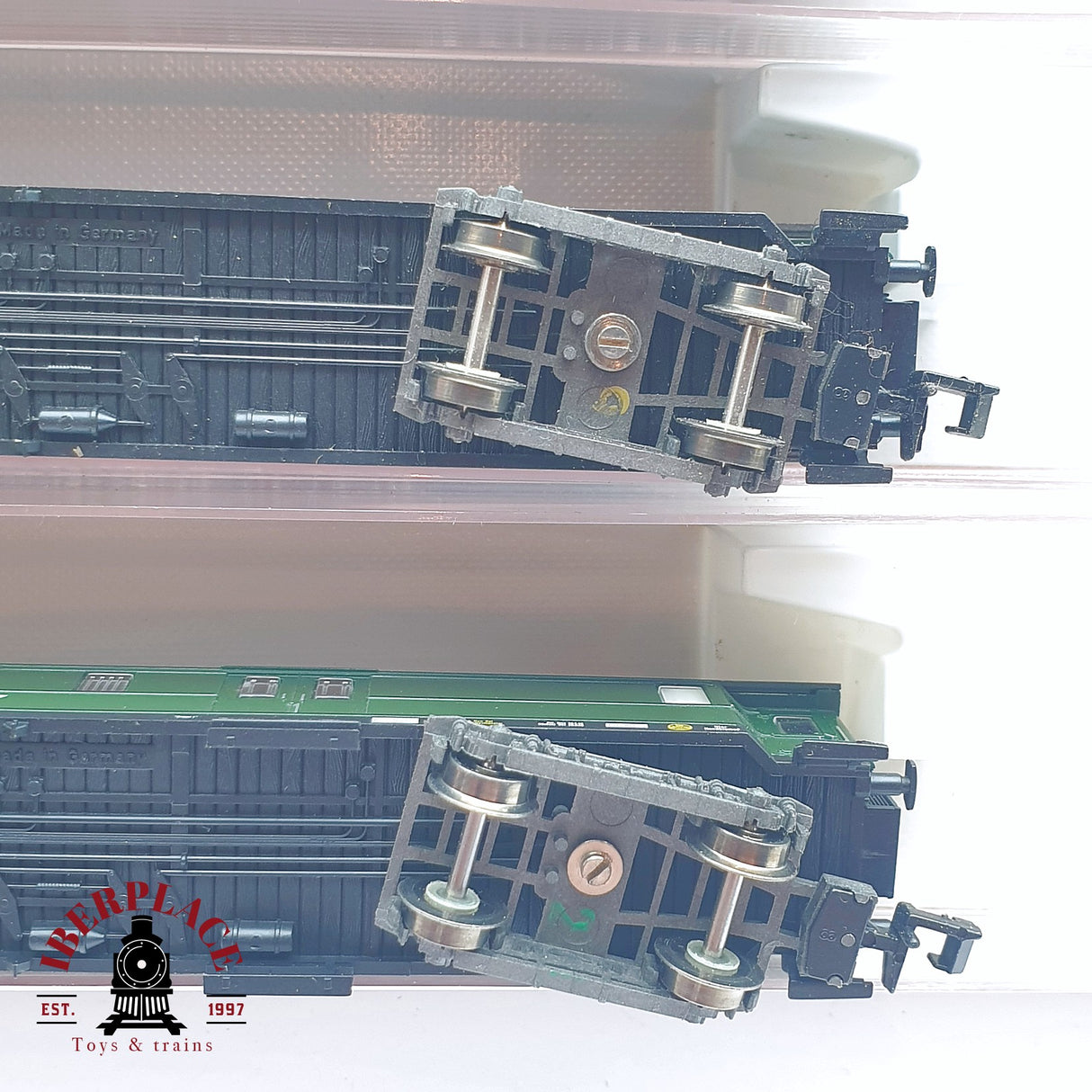 ♻️ 2 mano - Fleischmann 5x vagones pasajeros y equipaje DR clases 1-2-3 N escala 1:160 TEN06