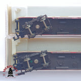 ♻️ 2 mano - Fleischmann 2x vagones pasajeros restaurante Quick Pick DB N escala 1:160 TEN06