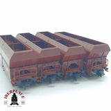 ♻️ 2 mano - Fleischmann 4x 852320 vagones tolva H DB N escala 1:160 TEN06