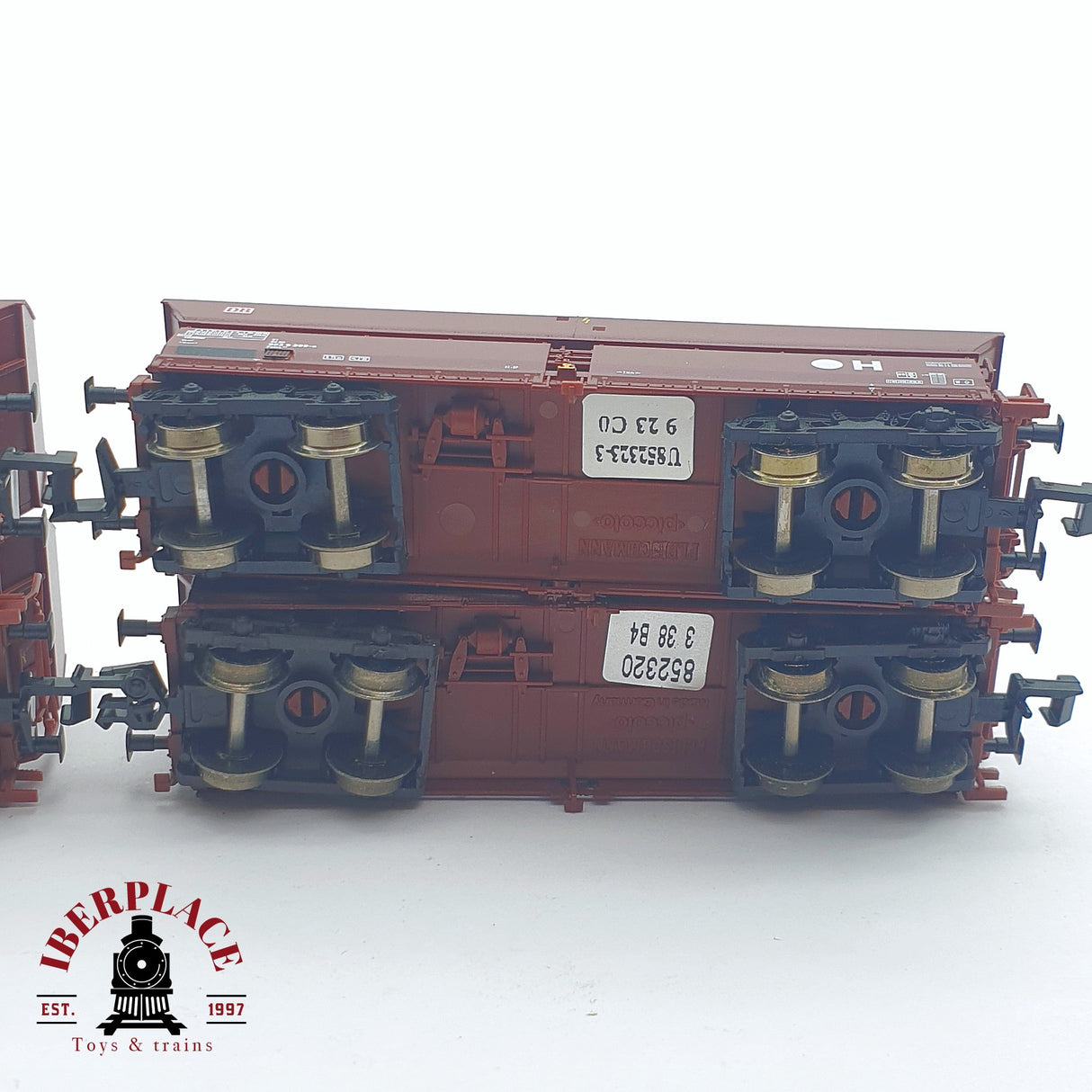 ♻️ 2 mano - Fleischmann 4x 852320 vagones tolva H DB N escala 1:160 TEN06