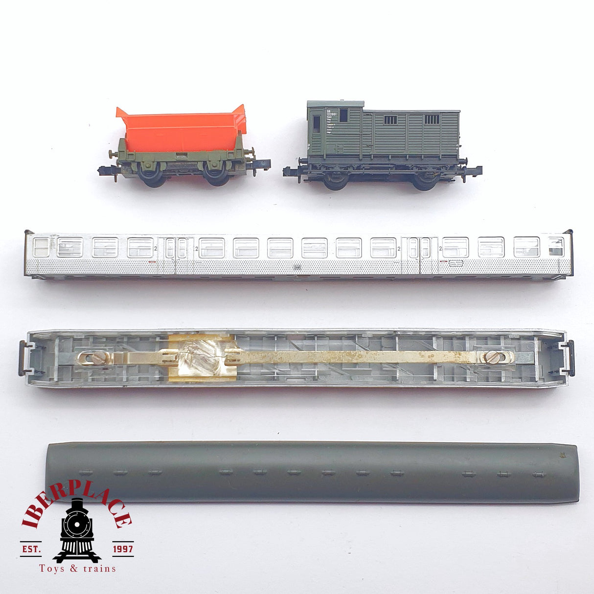 ♻️ 2 mano - Minitrix Arnold vagones para piezas o repuestos N escala 1:160 TEN06