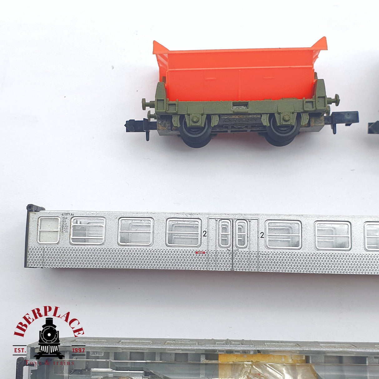 ♻️ 2 mano - Minitrix Arnold vagones para piezas o repuestos N escala 1:160 TEN06