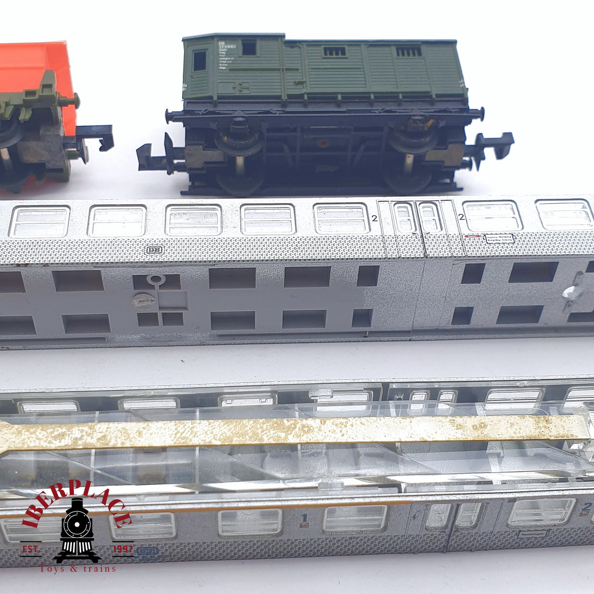 ♻️ 2 mano - Minitrix Arnold vagones para piezas o repuestos N escala 1:160 TEN06