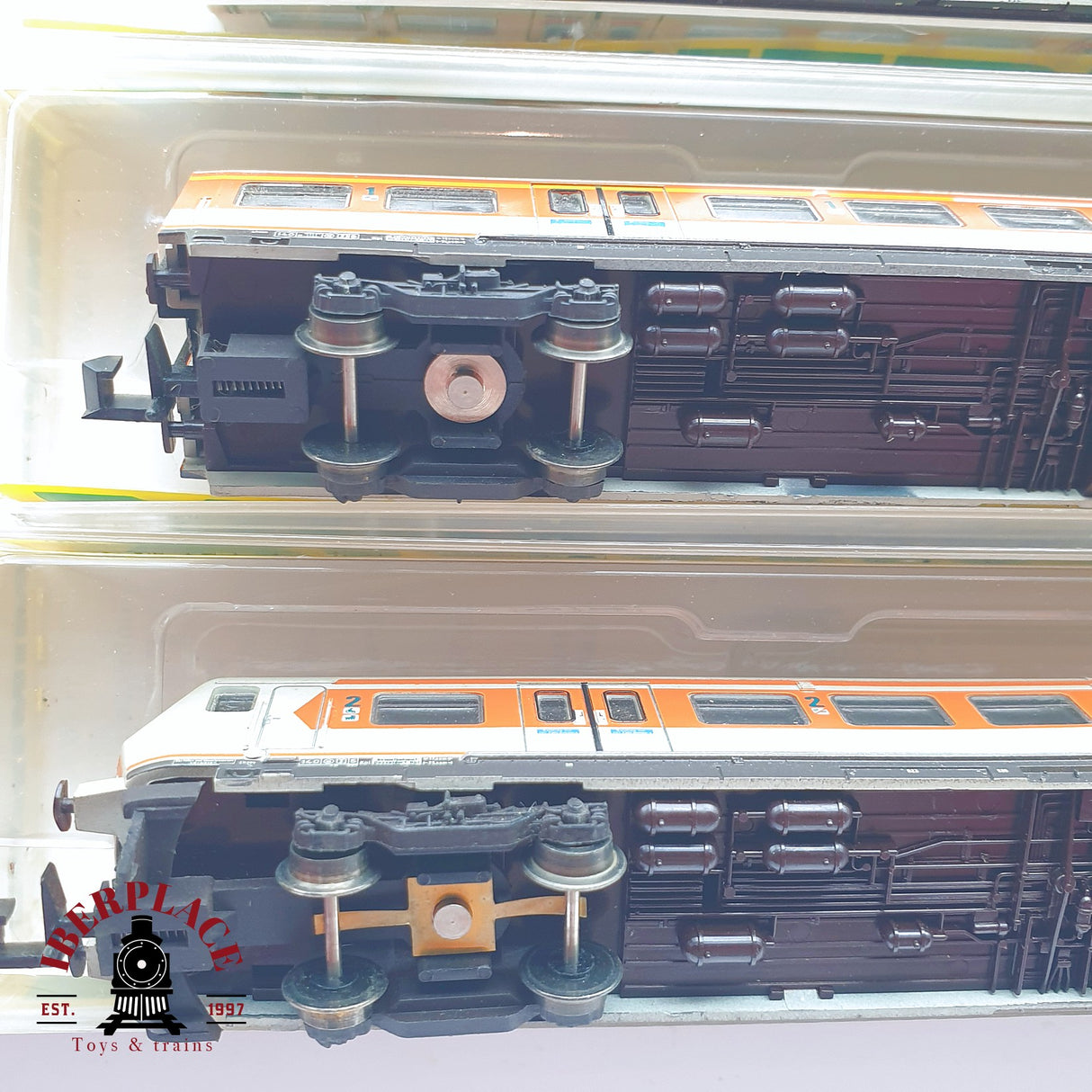 ♻️ 2 mano - Minitrix 3x vagones pasajeros coche piloto DB Clases 1-2 N escala 1:160 TEN06