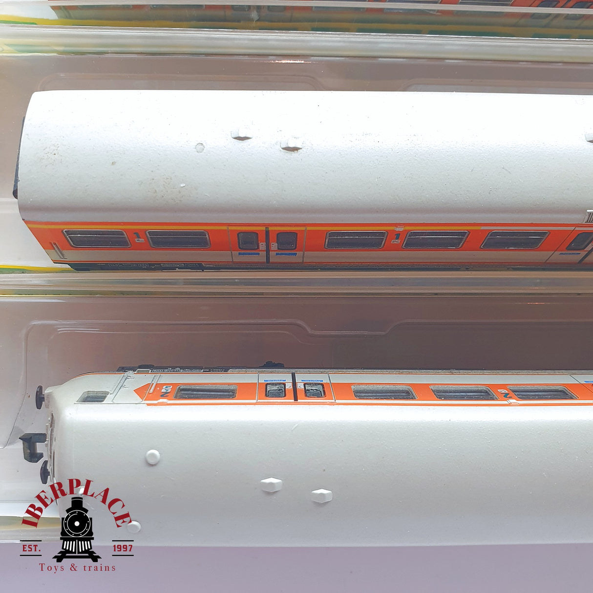 ♻️ 2 mano - Minitrix 3x vagones pasajeros coche piloto DB Clases 1-2 N escala 1:160 TEN06