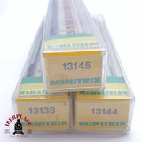 ♻️ 2 mano - Minitrix 3x vagones pasajeros coche piloto DB Clases 1-2 N escala 1:160 TEN06