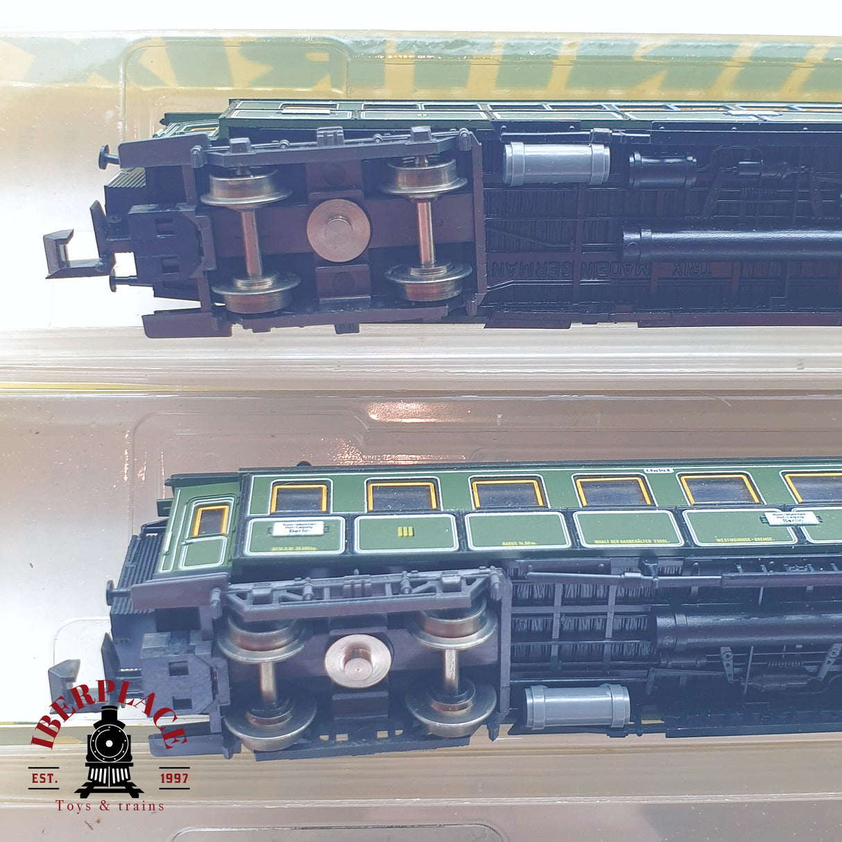 ♻️ 2 mano - Minitrix 3x vagones pasajeros y equipaje K.Bay.Sts.B Berlin N escala 1:160 TEN06