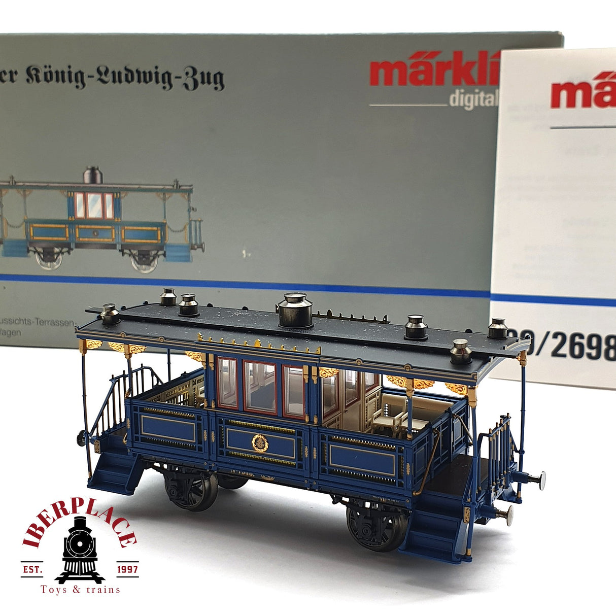 ♻️ 2 mano - Märklin 2680 Digital  Aussichts Terrassen pieza 4 H0 escala 1:87 A107
