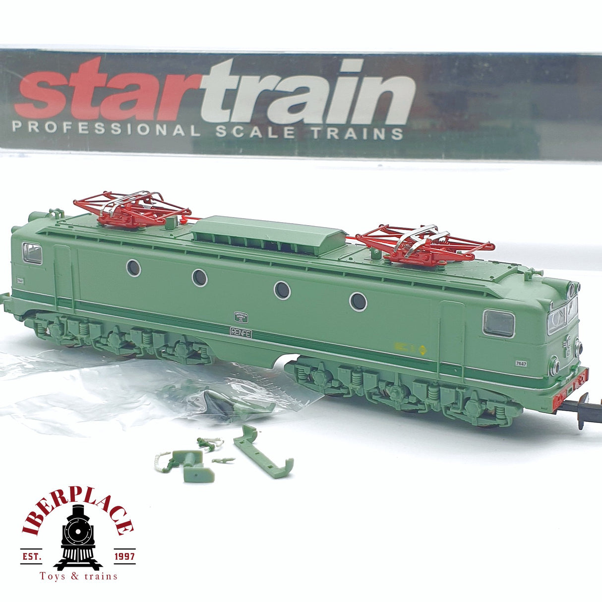 ♻️ 2 mano - Startrain 60115 Locomotora RENFE 7647 Alsthom N escala 1:160 AN08