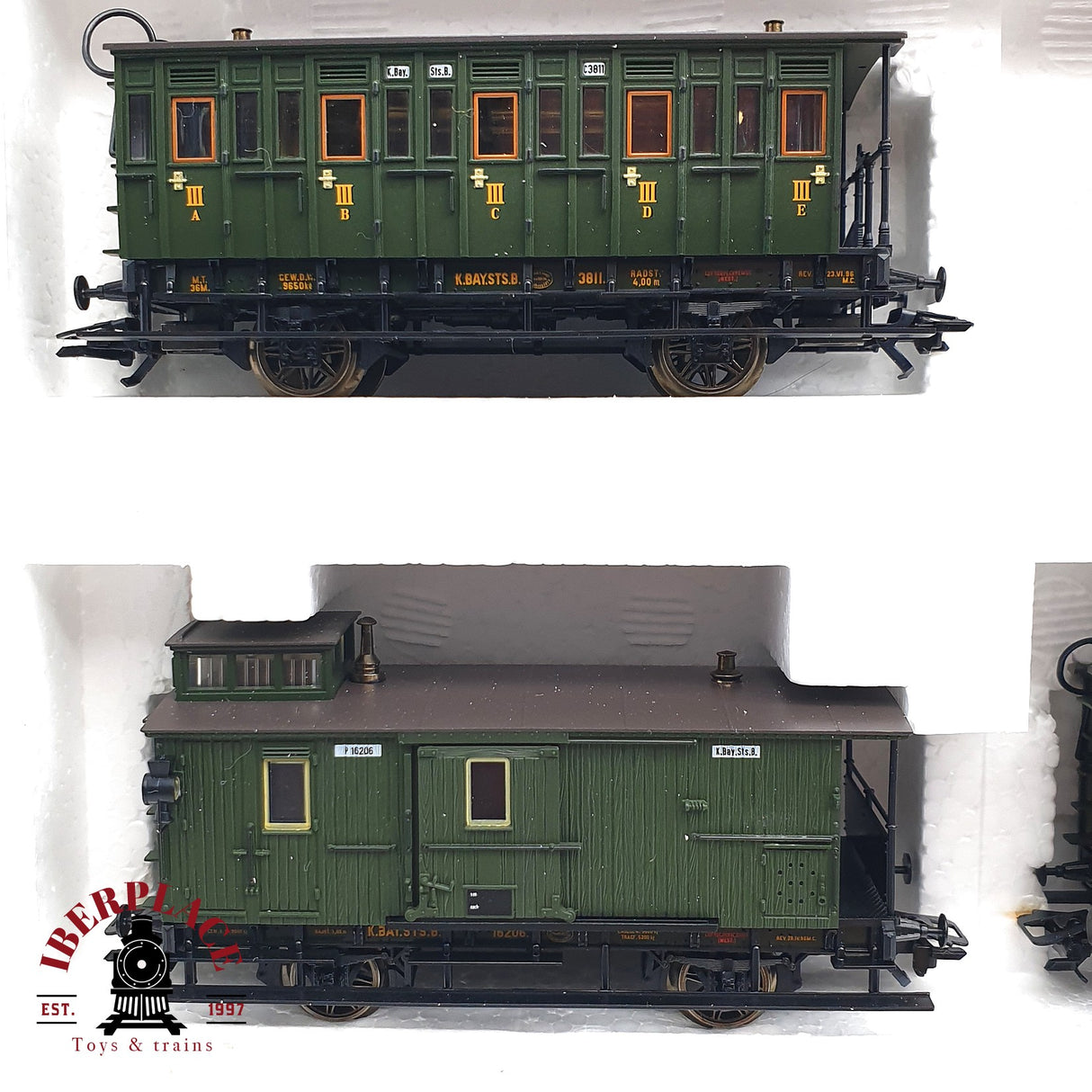 ♻️ 2 mano - Märklin 43985 Set pasajeros  Bayerisches H0 escala 1:87 A107