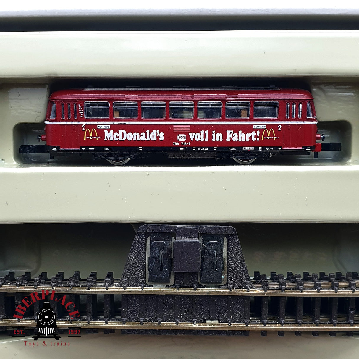 ♻️ 2 mano - Märklin 8175 set Ferrobus Mc donalds DB Z escala 1:220 EZ07