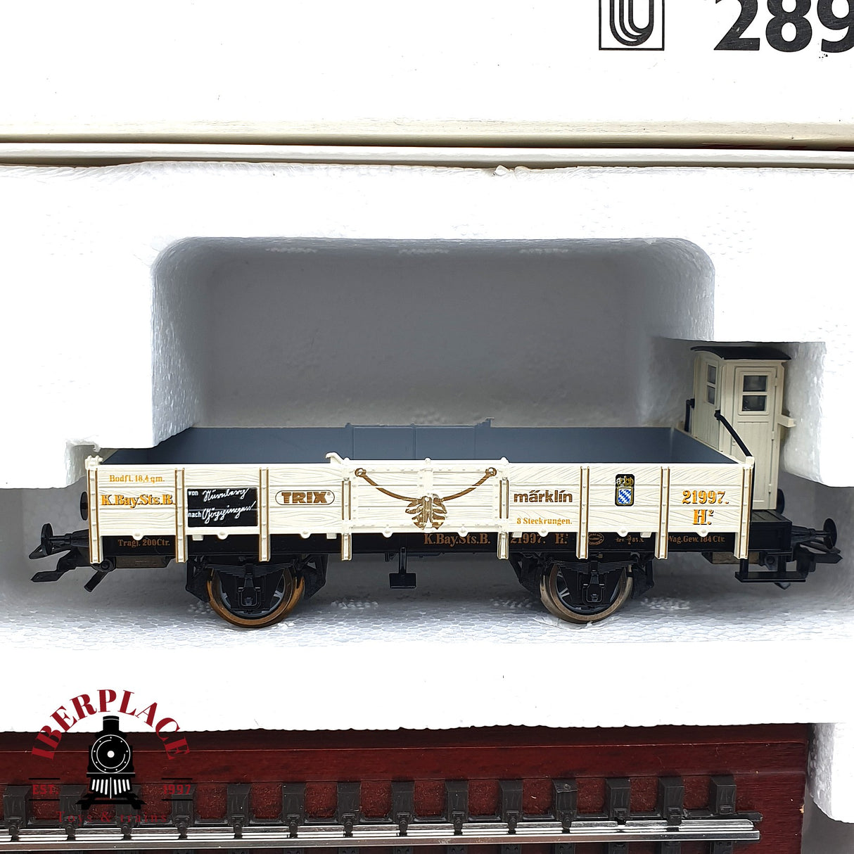 ♻️ 2 mano - Märklin 28970 Set Locomotora Hochzeits Zug 1997 H0 escala 1:87 A107