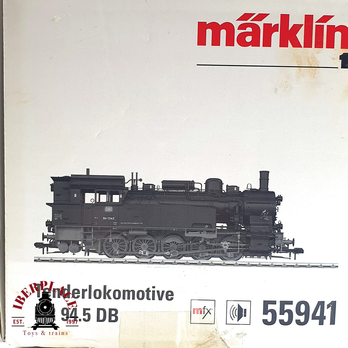 ♻️ 2 mano - Märklin 55941 Locomotora BR 94 con sonido Escala 1 A107
