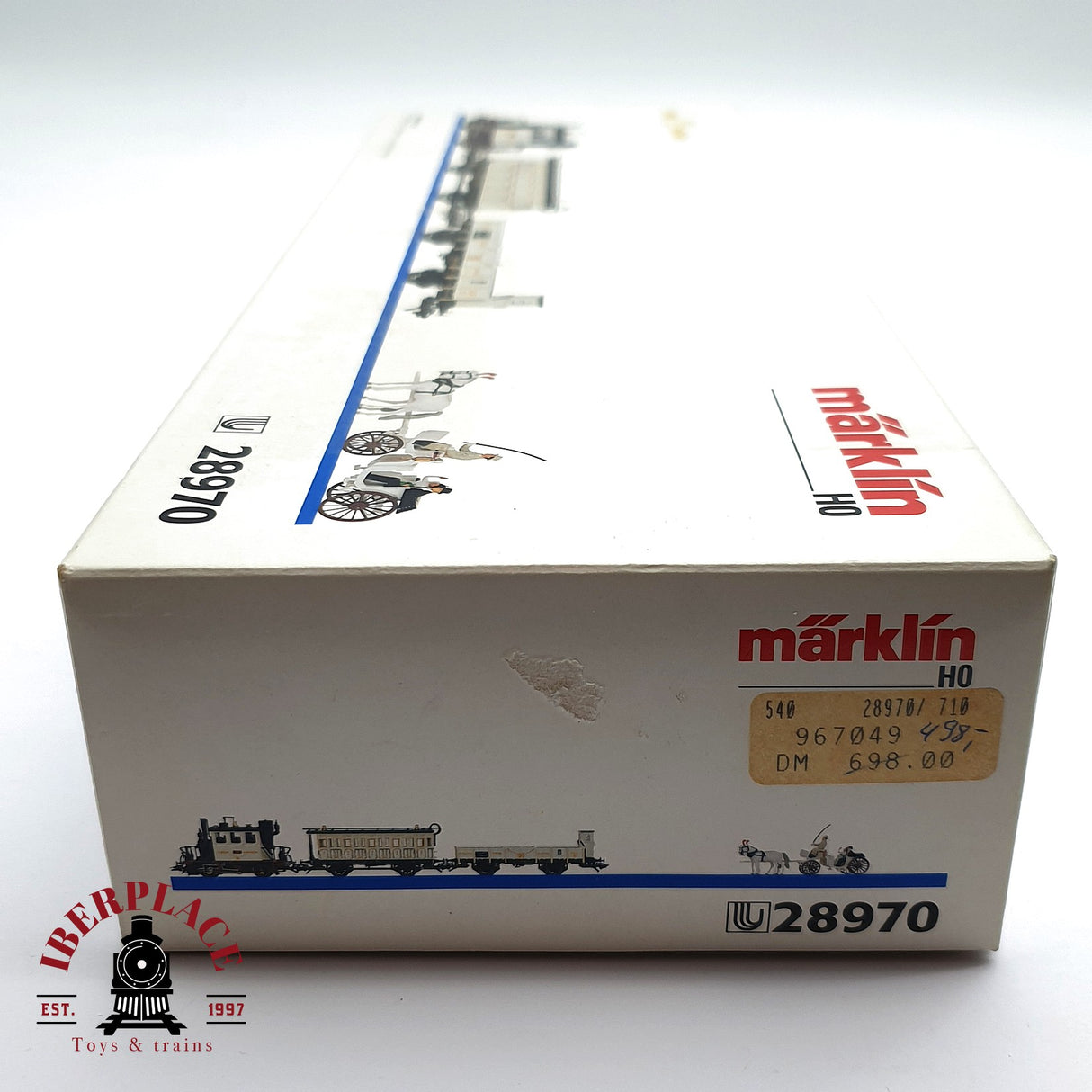 ♻️ 2 mano - Märklin 28970 Set Locomotora Hochzeits Zug 1997 H0 escala 1:87 A107