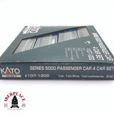♻️ 2 mano - KATO 107-1200 set 4 coches pasajero 1-2 clase / cafeteria RENFE N escala 1:160 AN08