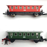 ♻️ 2 mano - Märklin 5x 8701 vagones pasajero verde y rojo Z escala 1:220 EZ07