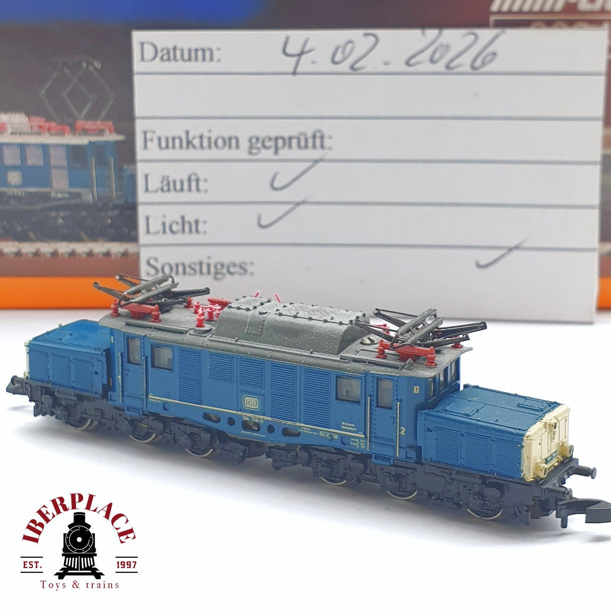 ♻️ 2 mano - Märklin 8824 Locomotora BR 194 DB Z escala 1:220 EZ07