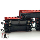 ♻️ 2 mano - Märklin 5x 8701 vagones pasajero verde y rojo Z escala 1:220 EZ07