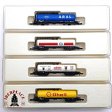 ♻️ 2 mano - Märklin 4x vagones cisterna Shell Aral Esso DB Z escala 1:220 EZ07