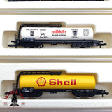 ♻️ 2 mano - Märklin 4x vagones cisterna Shell Aral Esso DB Z escala 1:220 EZ07