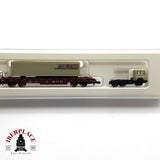 ♻️ 2 mano - Märklin 8662 vagón con contenedor Stiebel DB Z escala 1:220 EZ07