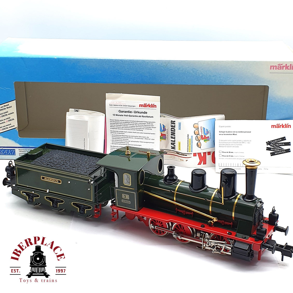 ♻️ 2 mano - Märklin 5452 Locomotora Maxi K.Bay.Sts.B Escala 1 A107