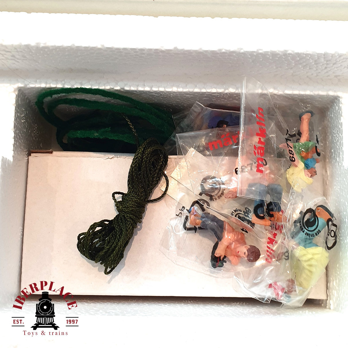 ♻️ 2 mano - Märklin 54103 E-Lok Glaskasten Tanzwagen digital Escala 1 A107