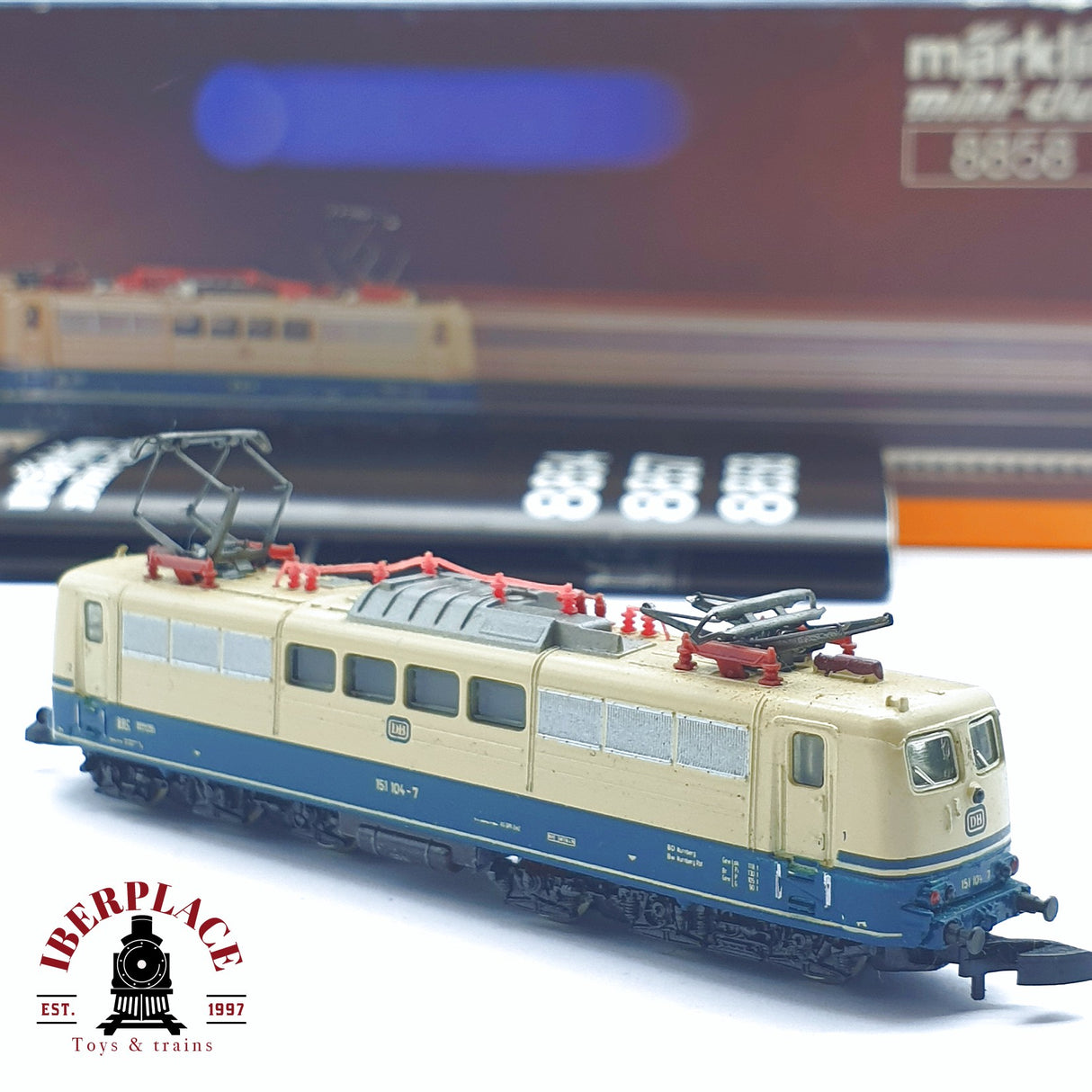 ♻️ 2 mano - Märklin 8858 Locomotora BR 151 DB Z escala 1:220 EZ07