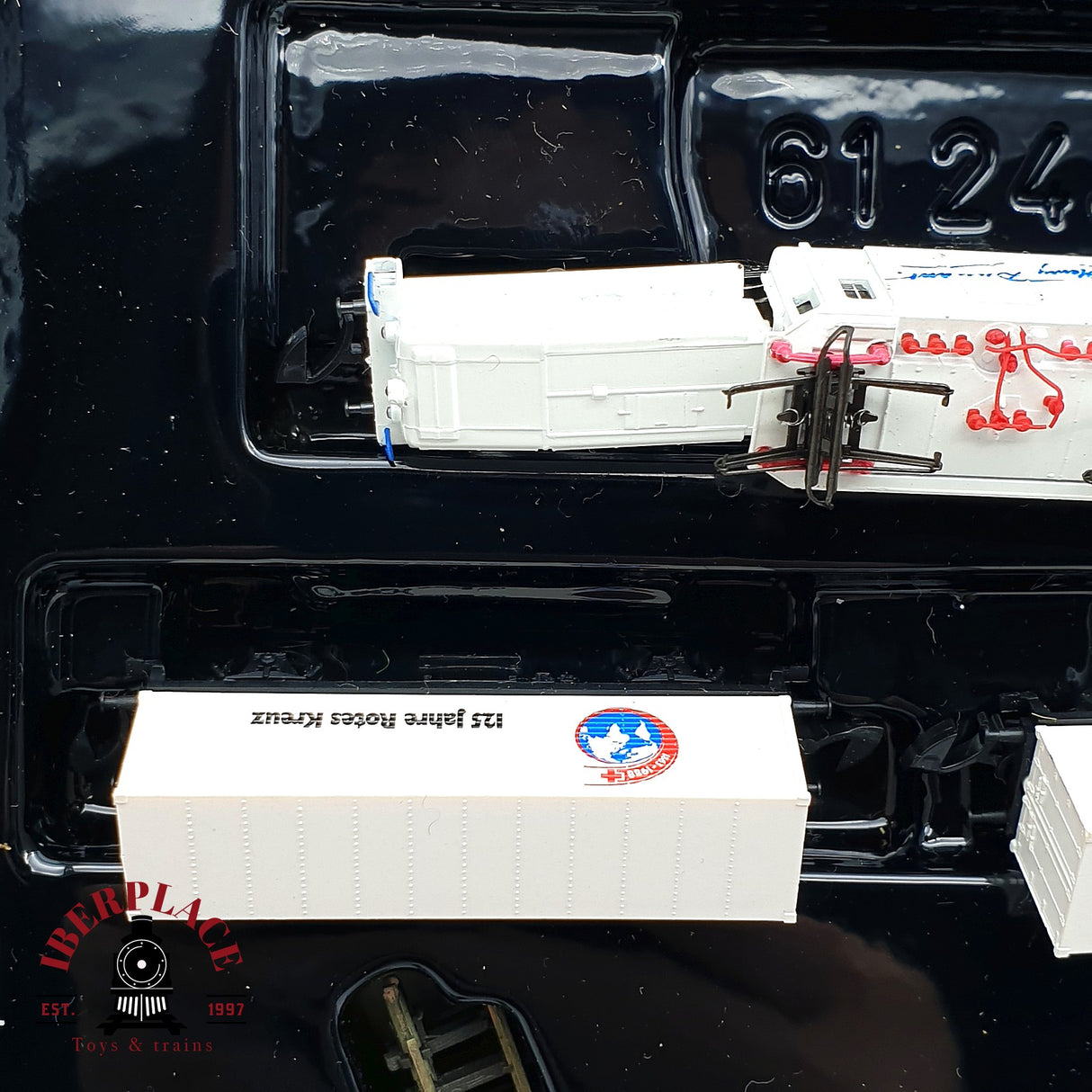 ♻️ 2 mano - Märklin 8114 set Locomotora 125 años cruz roja Z escala 1:220 EZ07