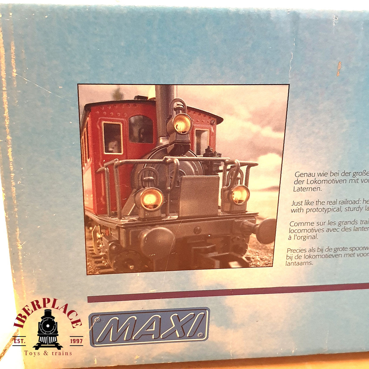 ♻️ 2 mano - Märklin 54103 E-Lok Glaskasten Tanzwagen digital Escala 1 A107