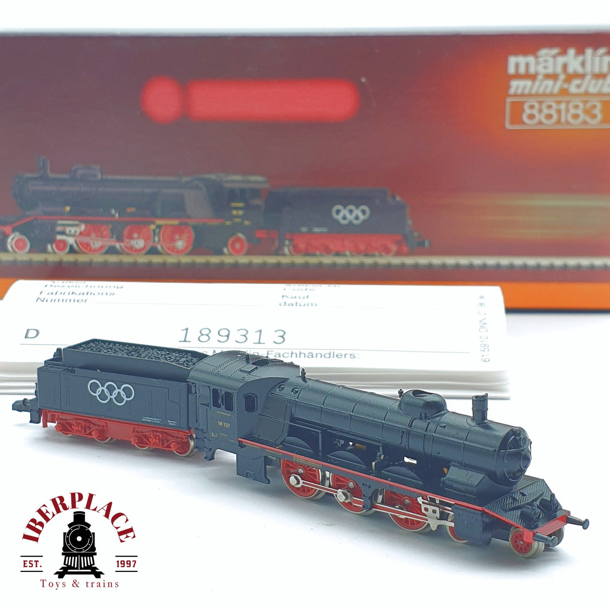 ♻️ 2 mano - Märklin 88183 Locomotora BR 18 137 DR Z escala 1:220 EZ07