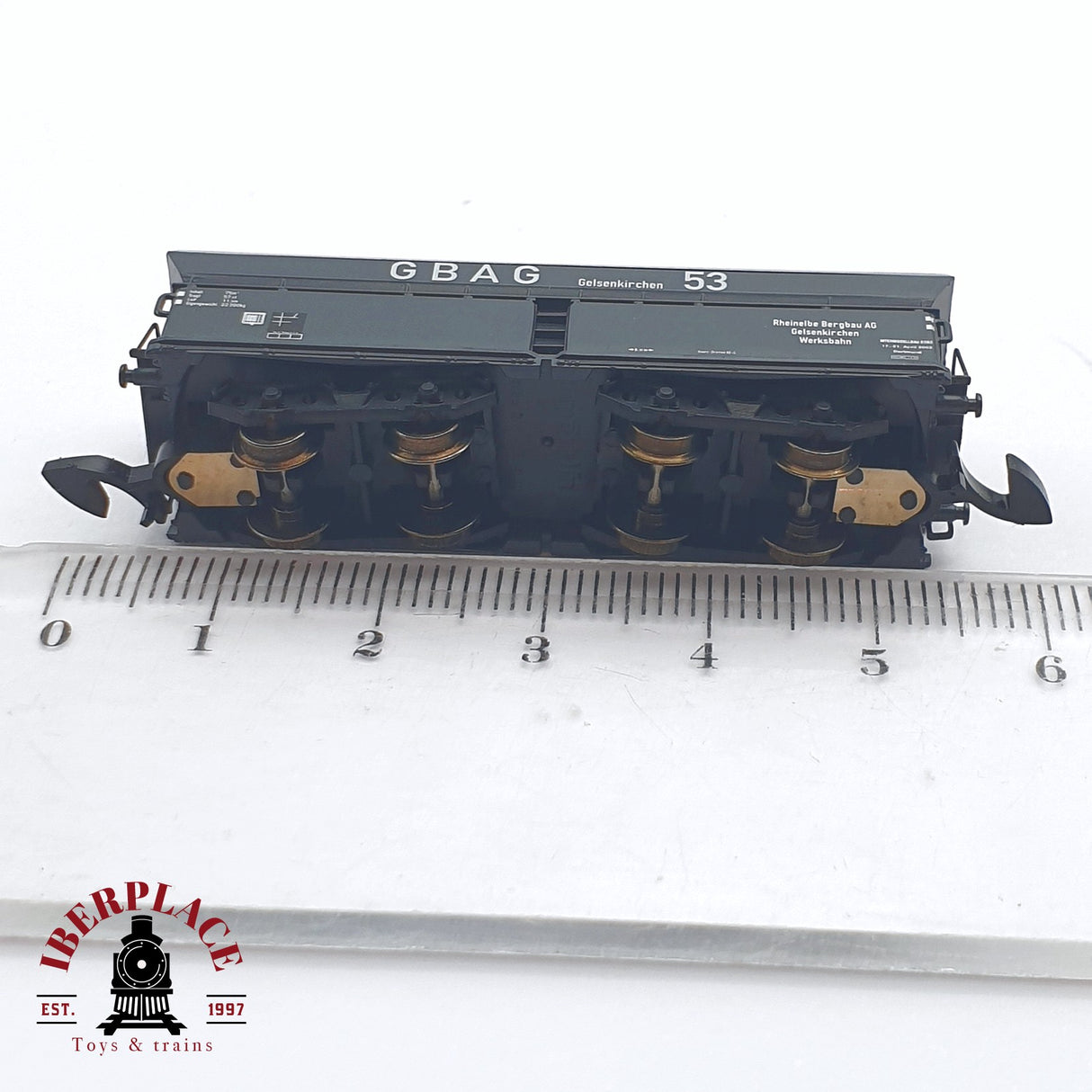 ♻️ 2 mano - Märklin 80712 vagón tolva GBAG 53 Z escala 1:220 EZ07