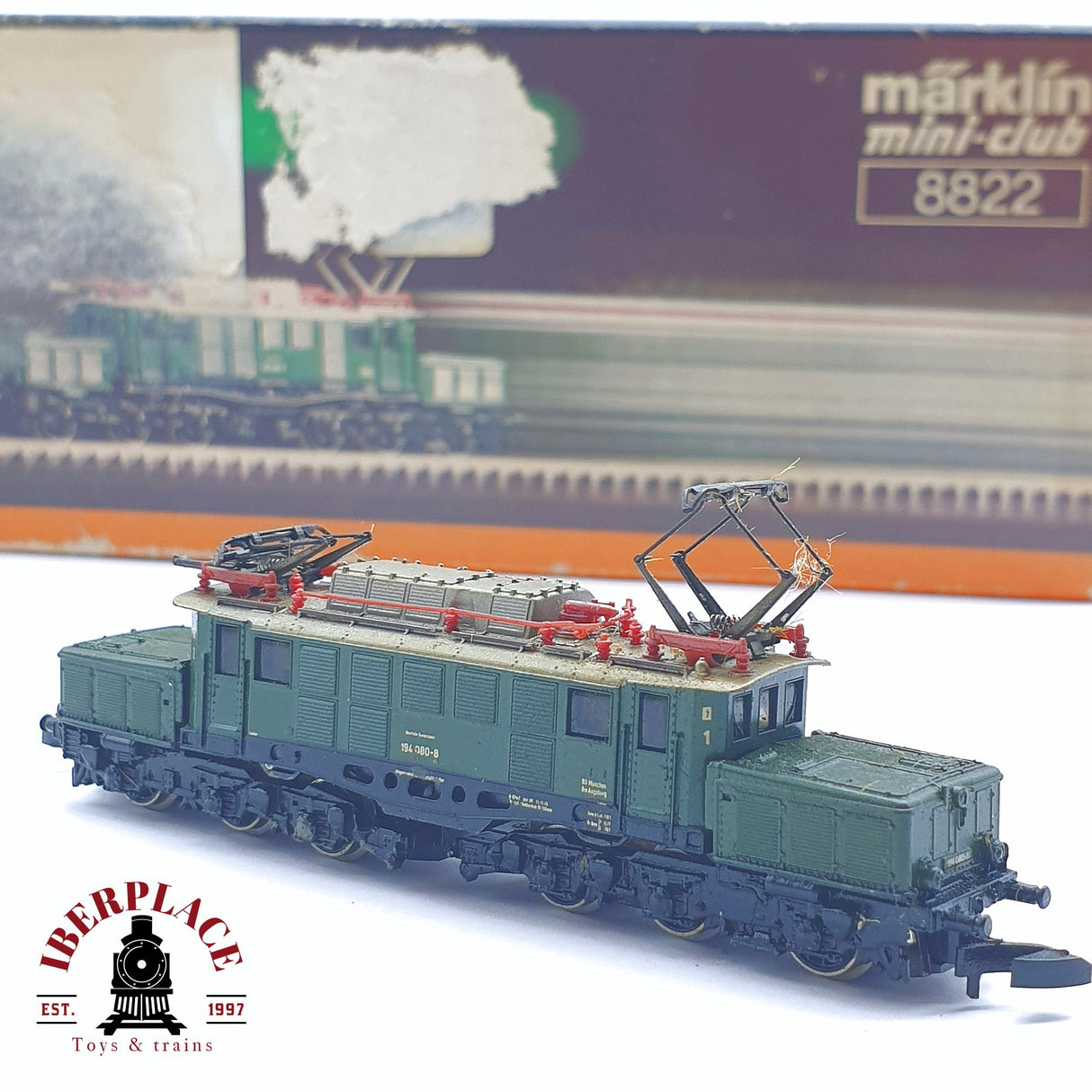 ♻️ 2 mano - Märklin 8822 Locomotora BR 194 DB Z escala 1:220 EZ07
