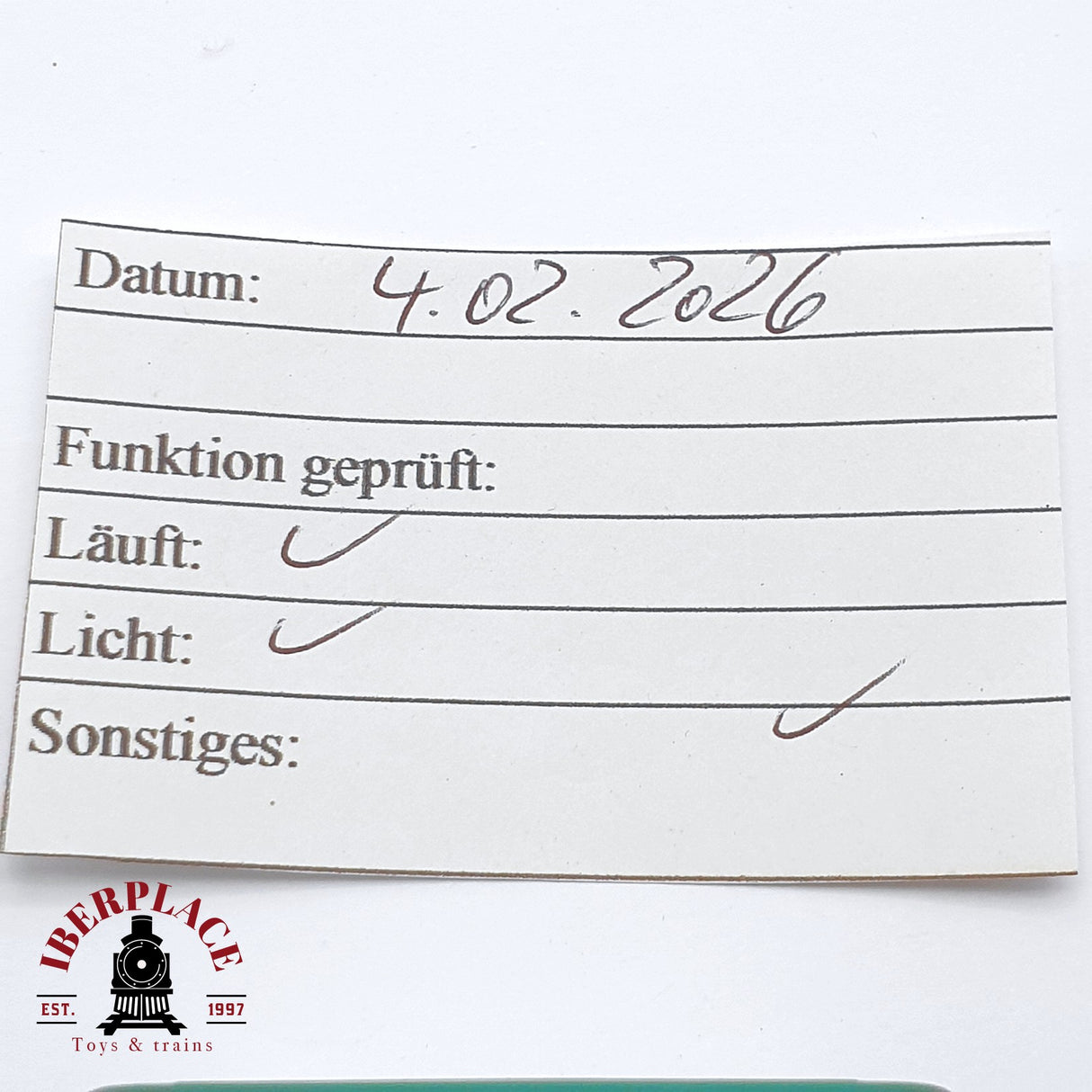 ♻️ 2 mano - Märklin 8112 Locomotora con remolque Chiemgau Bahn DB Z escala 1:220 EZ07