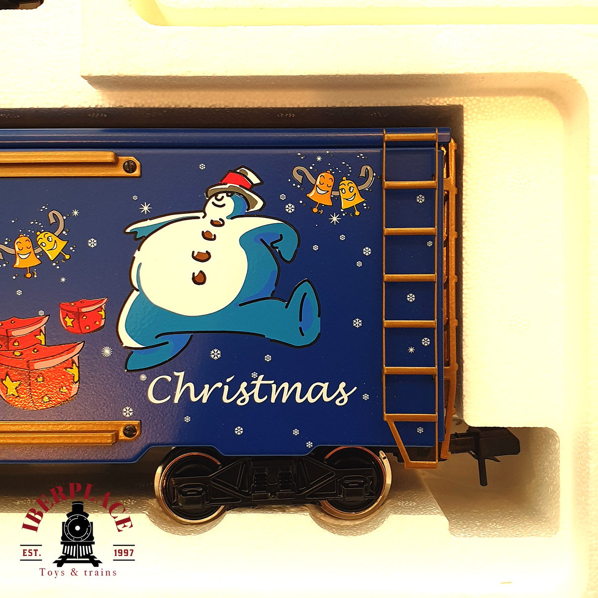 ♻️ 2 mano - Märklin 54415 Set Locomotora de navidad Santa Express Escala 1 A107