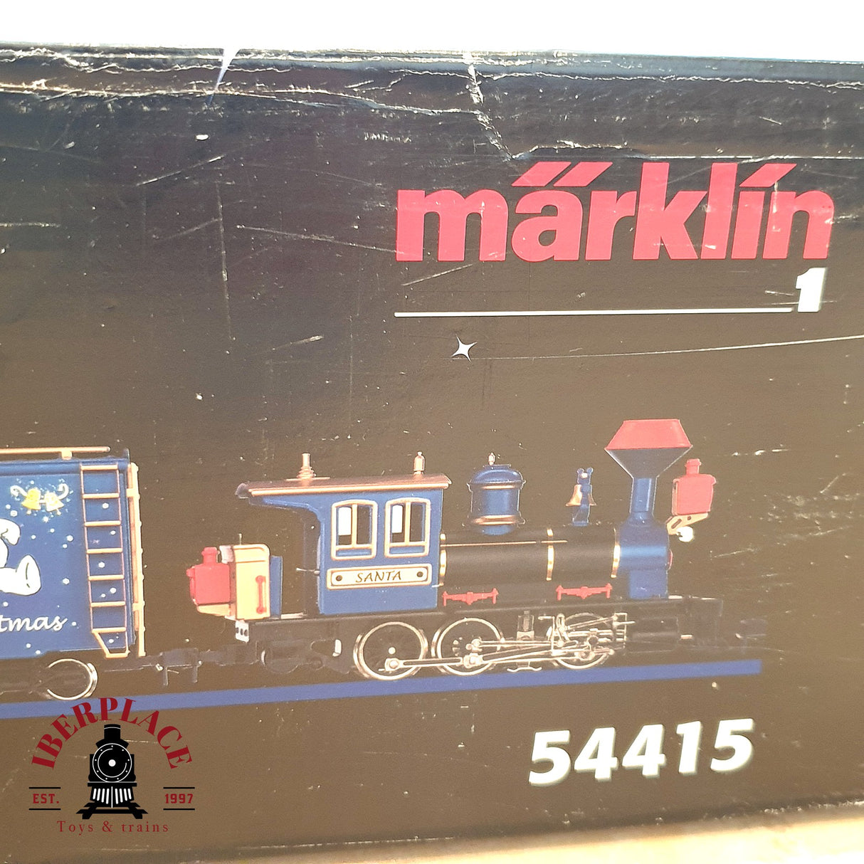 ♻️ 2 mano - Märklin 54415 Set Locomotora de navidad Santa Express Escala 1 A107