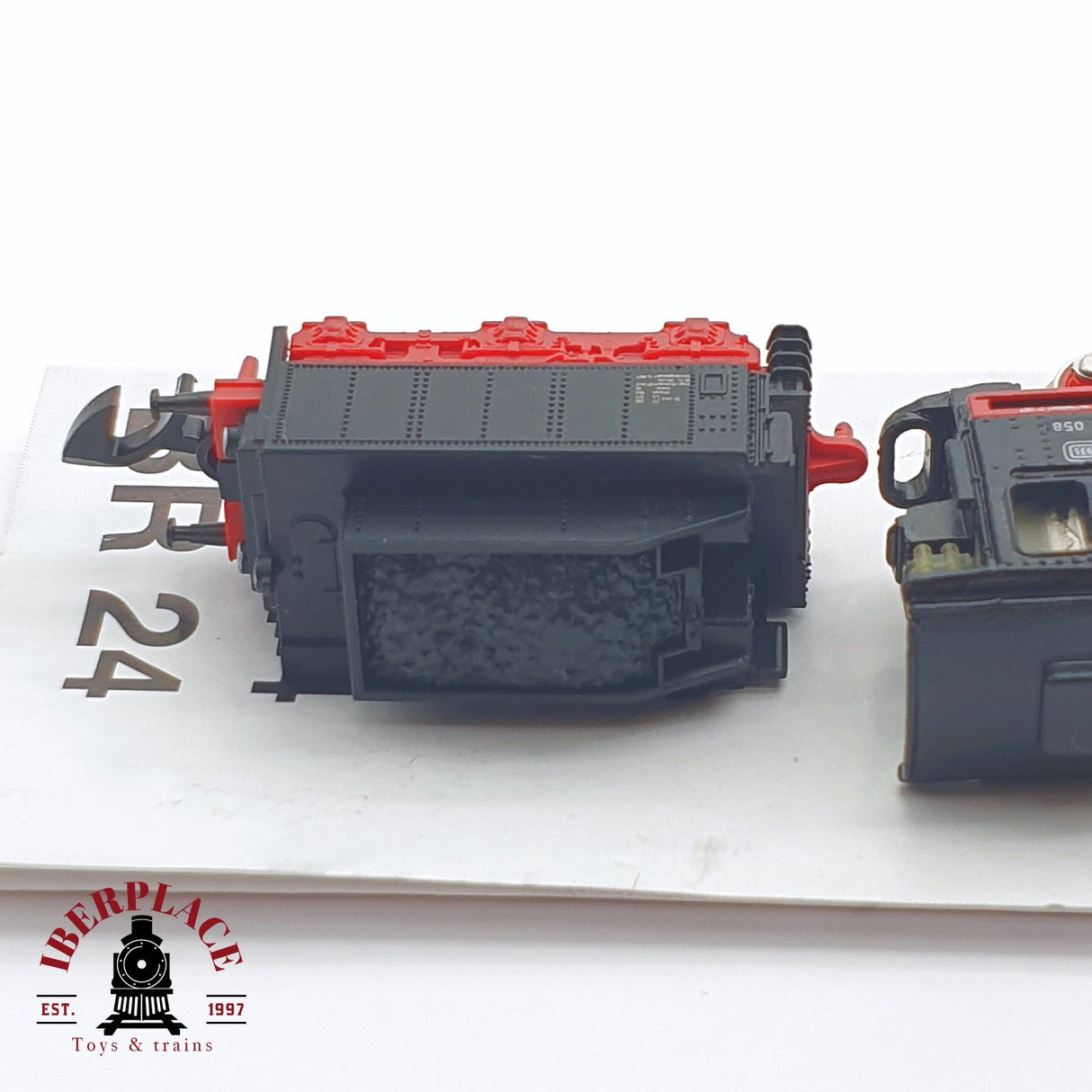 ♻️ 2 mano -  Märklin 3x Locomotora BR 24 DB vagones mercancias DB Z escala 1:220 AN03