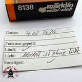 ♻️ 2 mano - Märklin 8138 set Locomotora E.V.B Anna 5 Z escala 1:220 EZ07