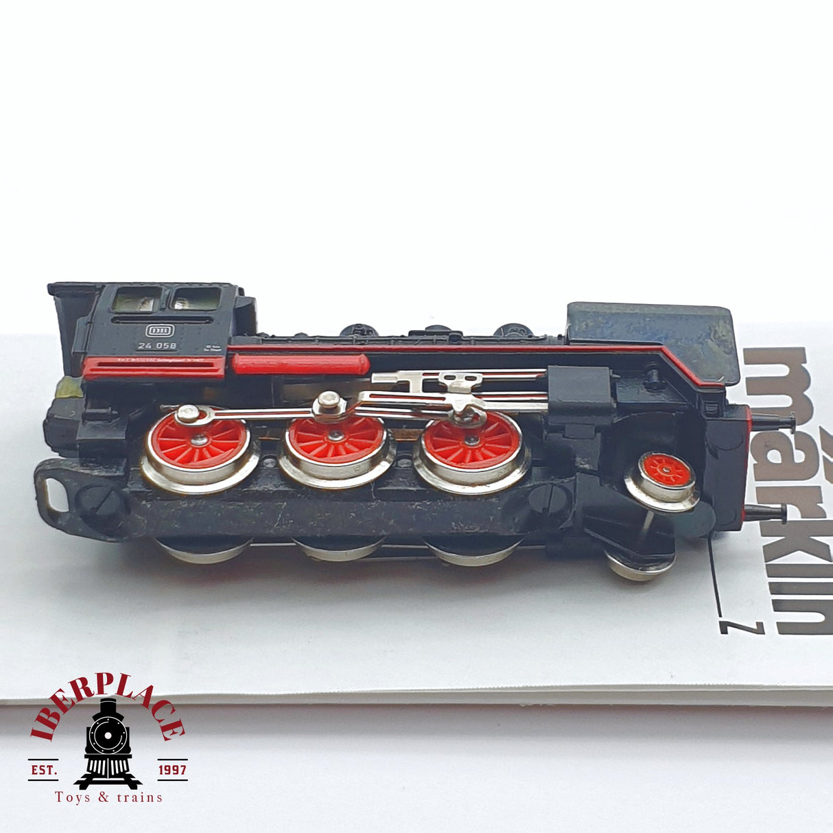 ♻️ 2 mano -  Märklin 3x Locomotora BR 24 DB vagones mercancias DB Z escala 1:220 AN03