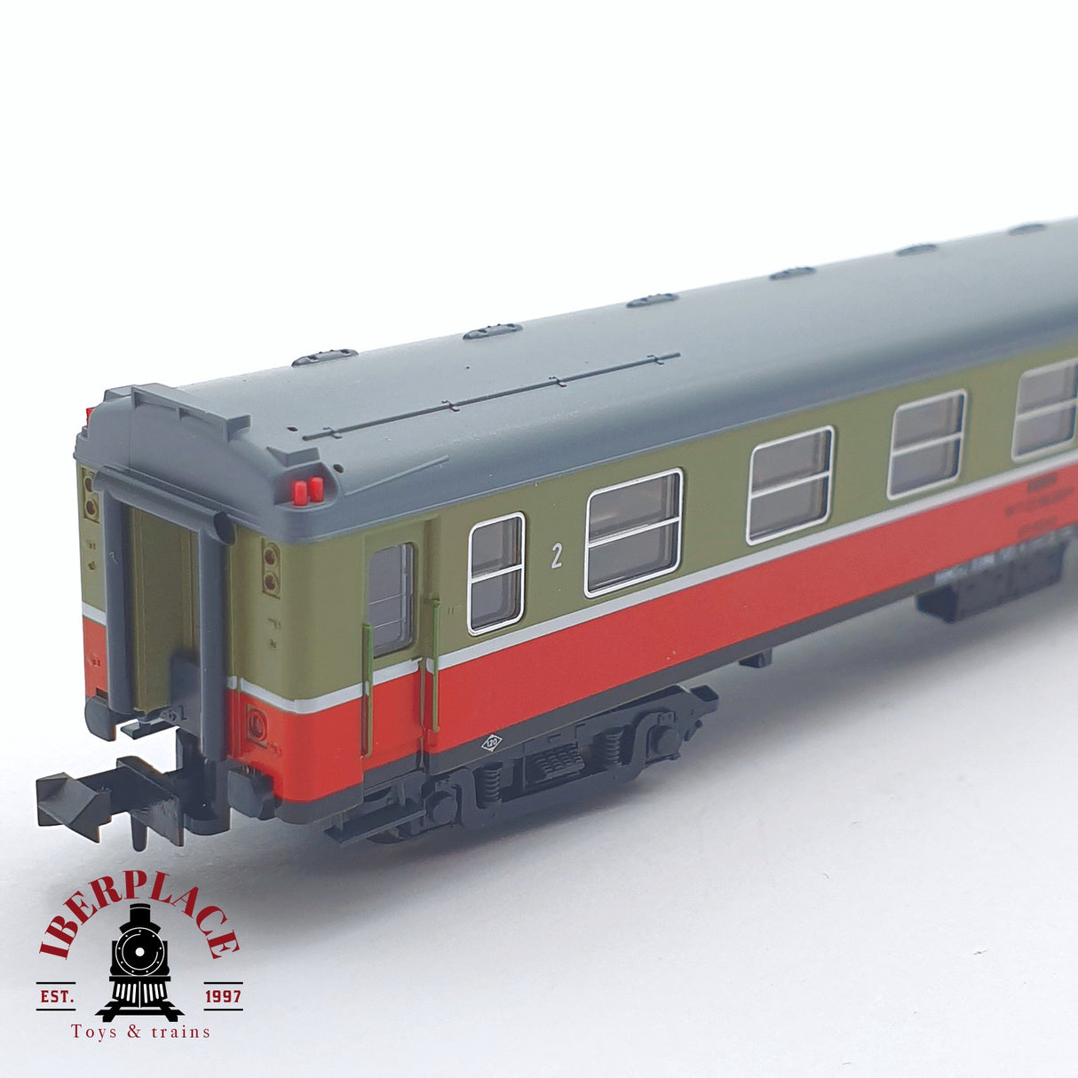 ♻️ 2 mano - KATO 156-2004 vagón pasajeros RENFE B7-6240 N escala 1:160 AN08