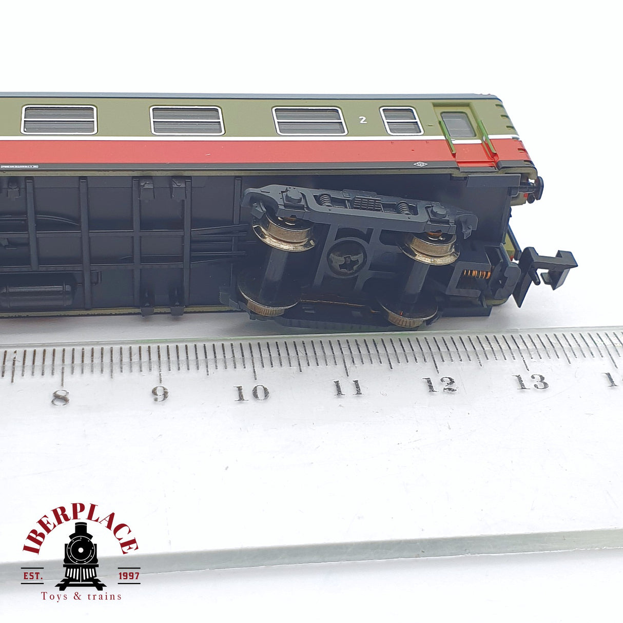 ♻️ 2 mano - KATO 156-2004 vagón pasajeros RENFE B7-6240 N escala 1:160 AN08