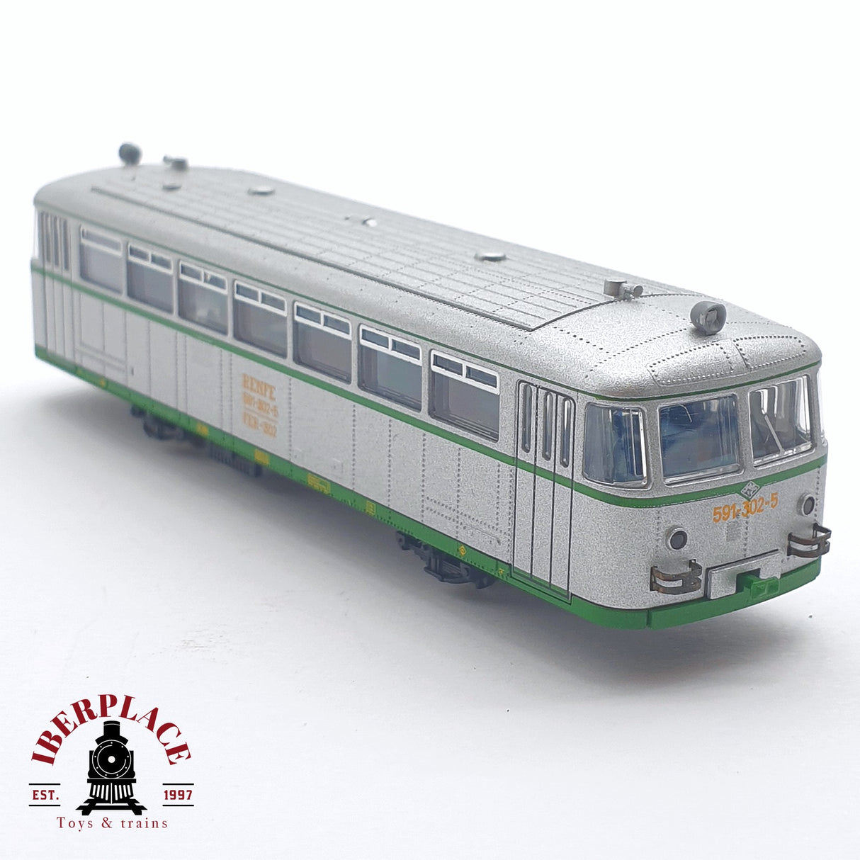 ♻️ 2 mano - Fleischmann 740202 Ferrobus Sin motor RENFE con iluminación N escala 1:160 AN08